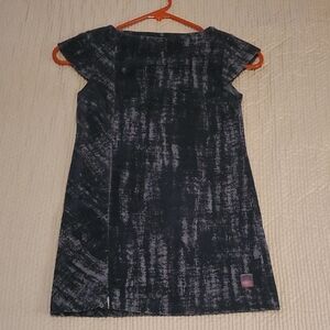 Kenzo Kids Dress in Black and Gray